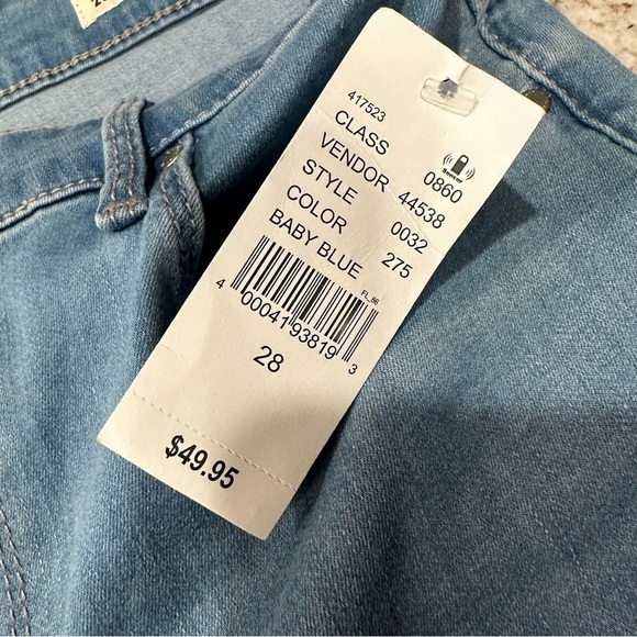 PacSun bullhead Jean super high rise skinniest denim jean NWT size 28 distressed - Picture 10 of 14